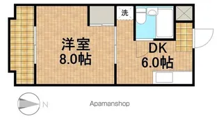 ROOM.10【2階】の間取り