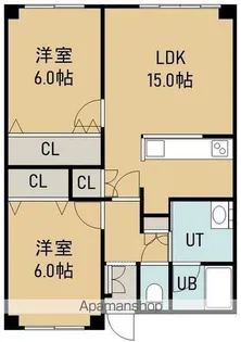 アールズコート【203号室】の間取り