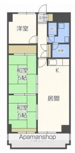 高伸ハイツ【2階】の間取り