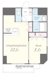HUS DE SUCRE【6階】の間取り