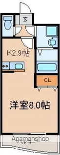 プラネットあさひ【1階】の間取り