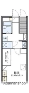 レオパレスHSI RIVERⅡ【1階】の間取り