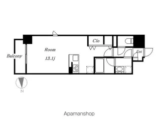 フレール上前津【5階】の間取り