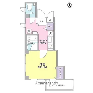 セレーノ高津【2階】の間取り