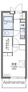 レオパレス藤見【1階】の間取り