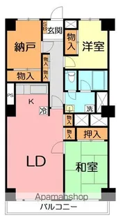 プリメーラ平塚【4階】の間取り