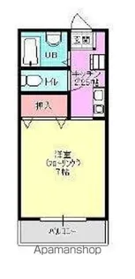 ジャストモアナ【102号室】の間取り