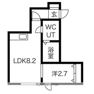 BELANGRIAK国見【1階】の間取り