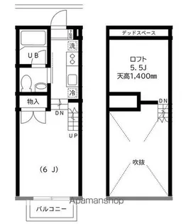 シエスタ船橋【2階】の間取り