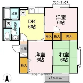ドミールY【1階】の間取り