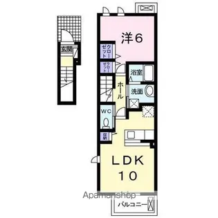 ハッピー・レモンC【2階】の間取り