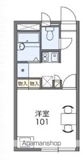 レオパレスアヤシランド【210号室】の間取り