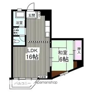 アルソリエート岐阜高砂【2階】の間取り