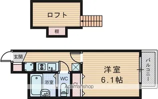 スクエア豊中【2階】の間取り