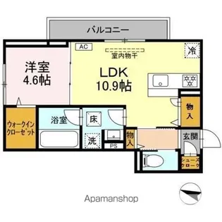 ディアライズ春日町 B棟【1階】の間取り