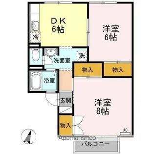 クレスト樹林 B【2階】の間取り