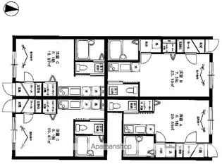 東京都中野区若宮3丁目【アパート】の間取り