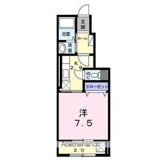ロミオ リゾート【1階】の間取り
