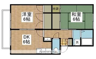 カーサM【2階】の間取り