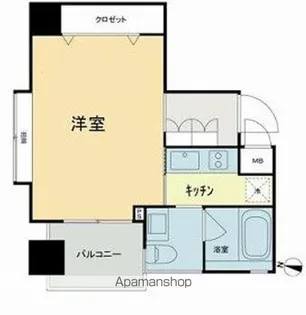 ベルファース市ヶ谷【6階】の間取り