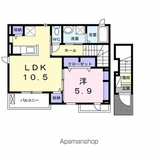 ブライトヒルズⅣ【2階】の間取り