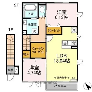 MORINOKI【2階】の間取り