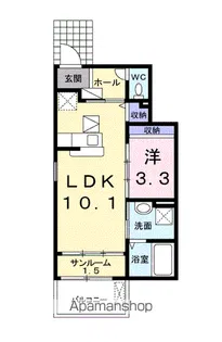 ブリーズ メゾン【1階】の間取り