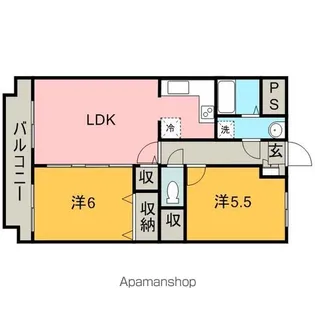 サンセット【402号室】の間取り