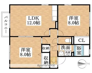 エスペランサ【2階】の間取り