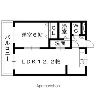 エポック弥生が丘Ⅱ【1階】の間取り