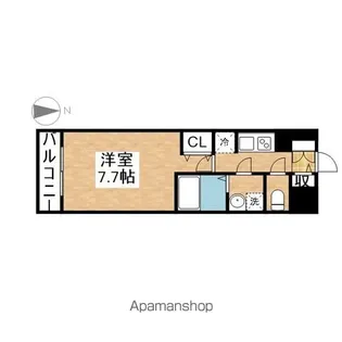 SーRESIDENCE堀田NORTHⅡ【9階】の間取り
