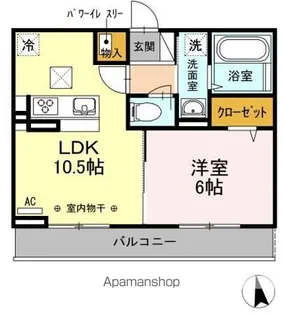 東京都立川市幸町5丁目【アパート】の間取り