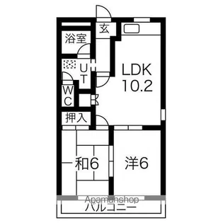 エスポワールロイヤル【3階】の間取り