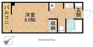 ウィズステージさくら【1階】の間取り