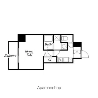E−CITY大須【8階】の間取り