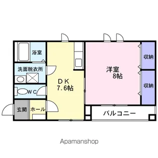 アグリーアブル【2階】の間取り