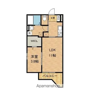 J−GARDENⅡ(ジェイガーデンⅡ)【B303号室】の間取り