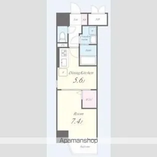 グランパークタワー【11階】の間取り