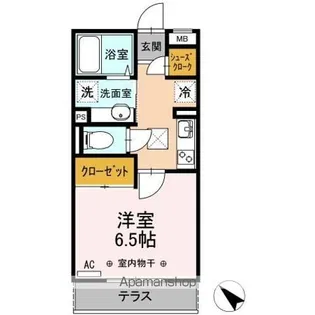 レフィナード【1階】の間取り