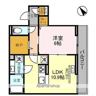 D-Sereno志木幸町【3階】の間取り