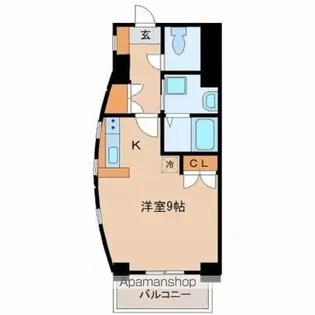 Zサイドテラス蔵立【401号室】の間取り