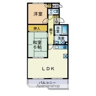 アクアトピア桜【2階】の間取り