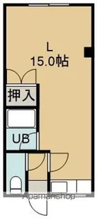 コーポのとや【302号室】の間取り