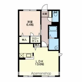 エミネンス グリーン【1階】の間取り