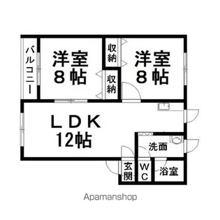 プラージュ【1階】の間取り