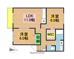 ウィルメゾン【2階】の間取り