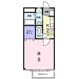 スペランツァ壱番館【2階】の間取り