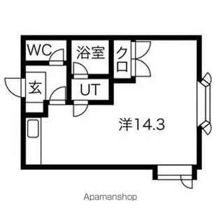 プレステージ澄川【203号室】の間取り