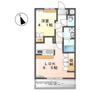 グラディオラスガーデン【1階】の間取り