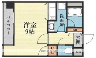 C−WING【204号室】の間取り